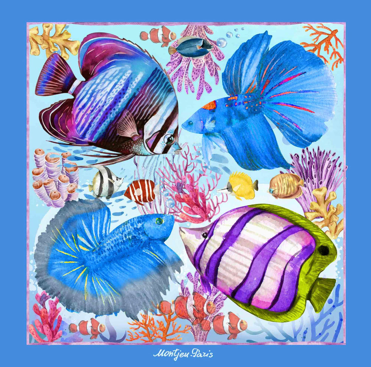 Carré 90 – Poissons D’azur